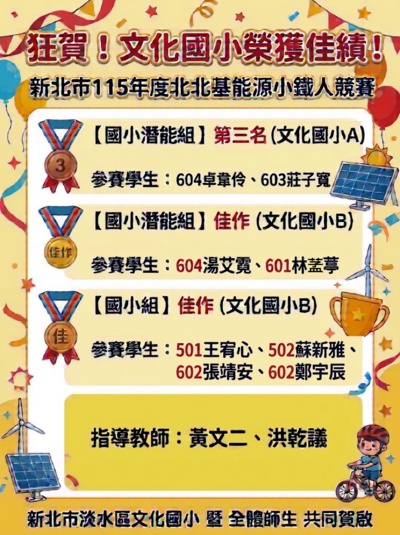 得獎公告