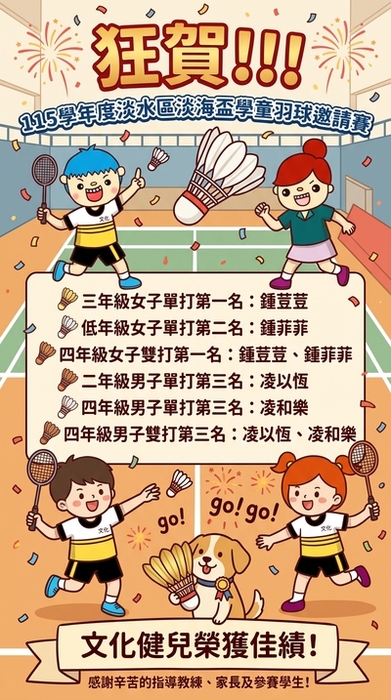 得獎公告