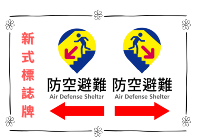 防空避難標誌牌