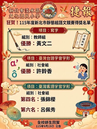 得獎公告