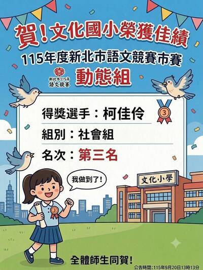 得獎公告